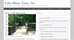 Desktop Screenshot of lakeshoretram.com