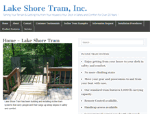 Tablet Screenshot of lakeshoretram.com